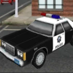 police car parking 3d android application logo